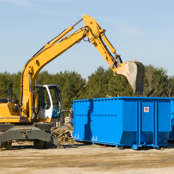 what size residential dumpster rentals are available in Paxton